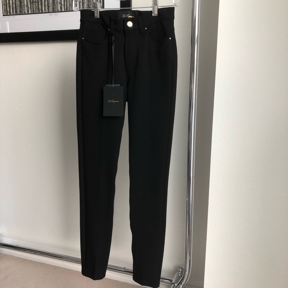 Les Copains Skinny Black Pants